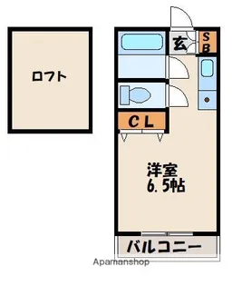 ぴおーね【1階】の間取り