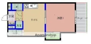 第3健ビル【4階】の間取り