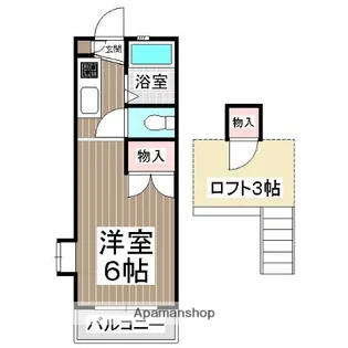 サンシャイン21A・B・C【2階】の間取り