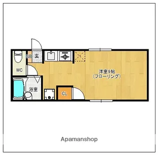 Kアネックス【4階】の間取り