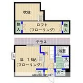 エムビル香椎駅東【1階】の間取り