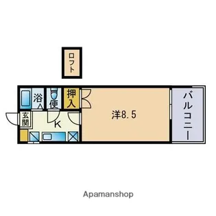 セイントヴィラ香椎【1階】の間取り