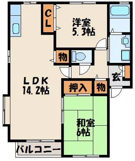 フルハウス【1階】の間取り