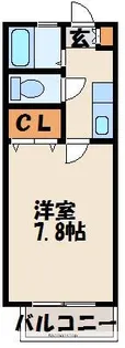 すばる館B【2階】の間取り