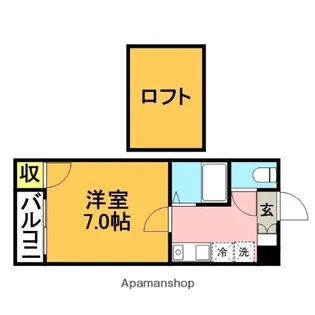 クロワッサンⅡ【2階】の間取り