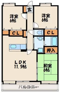 グレースコート【4階】の間取り
