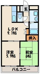 ミレニアムMMⅠ【203号室】の間取り