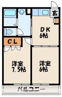 カーサOZONO【1階】の間取り
