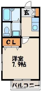 リブレア和白丘A棟【2階】の間取り