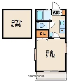 フーガ・アネックス2号館【2階】の間取り