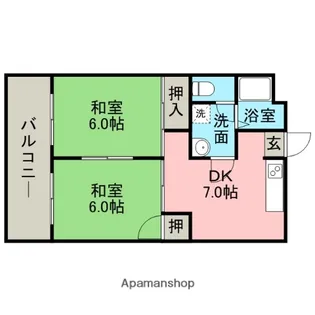 日野ビル【5階】の間取り