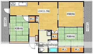 﨑村第2ビル【3階】の間取り