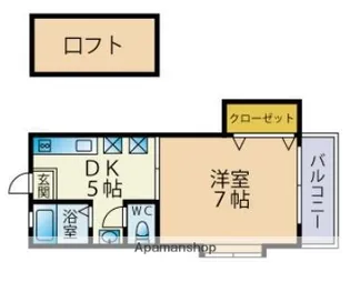 ビブレハイツ【2階】の間取り