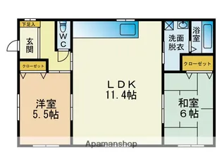 福岡県福岡市東区香椎駅東3丁目【一戸建】の間取り