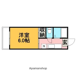 シャトル武原【3階】の間取り