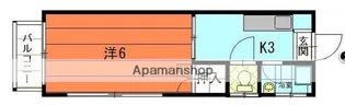シャトル武原【3階】の間取り