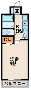ギャラン赤間駅前【2階】の間取り
