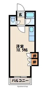 クリオコートイン89【4階】の間取り