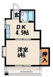 徳ビル【5階】の間取り