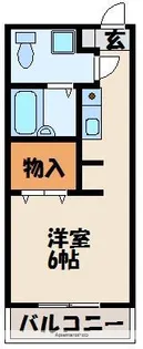 アパートメント・スクエア【2階】の間取り