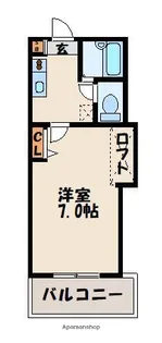ヴェルデ香椎【4階】の間取り