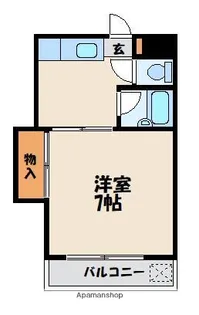 コーポ志賀【1階】の間取り