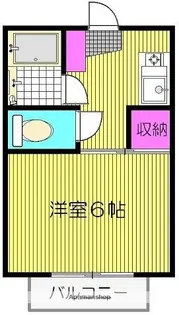 ボンアール西津【3階】の間取り