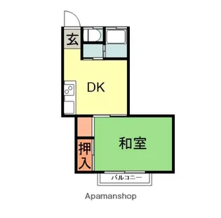 小串コーポ【2階】の間取り