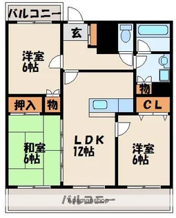 サンリーラ【3階】の間取り
