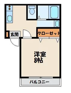 ポンテ・コモ【1階】の間取り