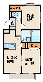 ハイルーラルⅢ【1階】の間取り