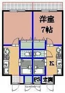 ジュネス学園通り北棟・南棟【1階】の間取り