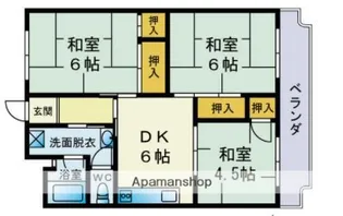 第1エトウビル【2階】の間取り