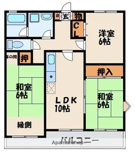 フローラ3【2階】の間取り