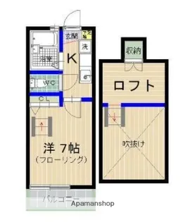 エムビル唐原【2階】の間取り