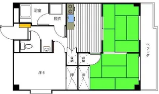 林田ビル【2階】の間取り