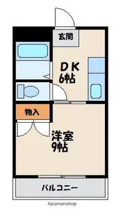 ラフォーレ大和【3階】の間取り