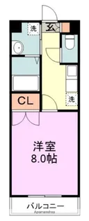 シーサイド三苫センタービル【4階】の間取り