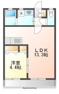 ブランシェ舞松原【1階】の間取り