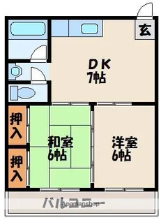 美和台ビル【4階】の間取り