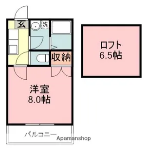 マリンサイド壱番館【1階】の間取り
