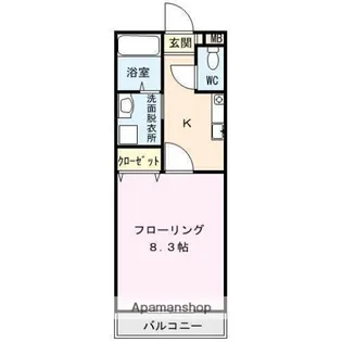 MYS三苫【1階】の間取り