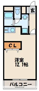 COZY−COURT【1階】の間取り