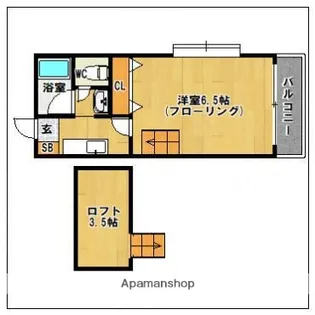 トピア舞松原【2階】の間取り