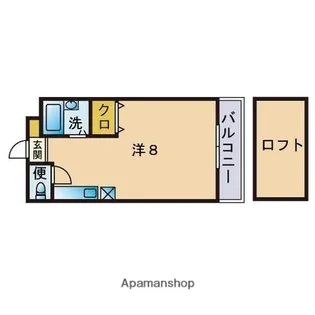 セイントヴィラ和白Ⅱ【2階】の間取り
