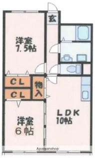 ビューPOINT【3階】の間取り