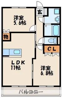 シーサイドヒルズHKⅣ【2階】の間取り