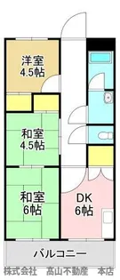 神谷ハイツ【2階】の間取り