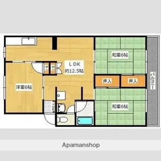 高倉ハイツ【1階】の間取り