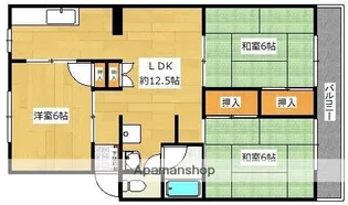 高倉ハイツ【2階】の間取り